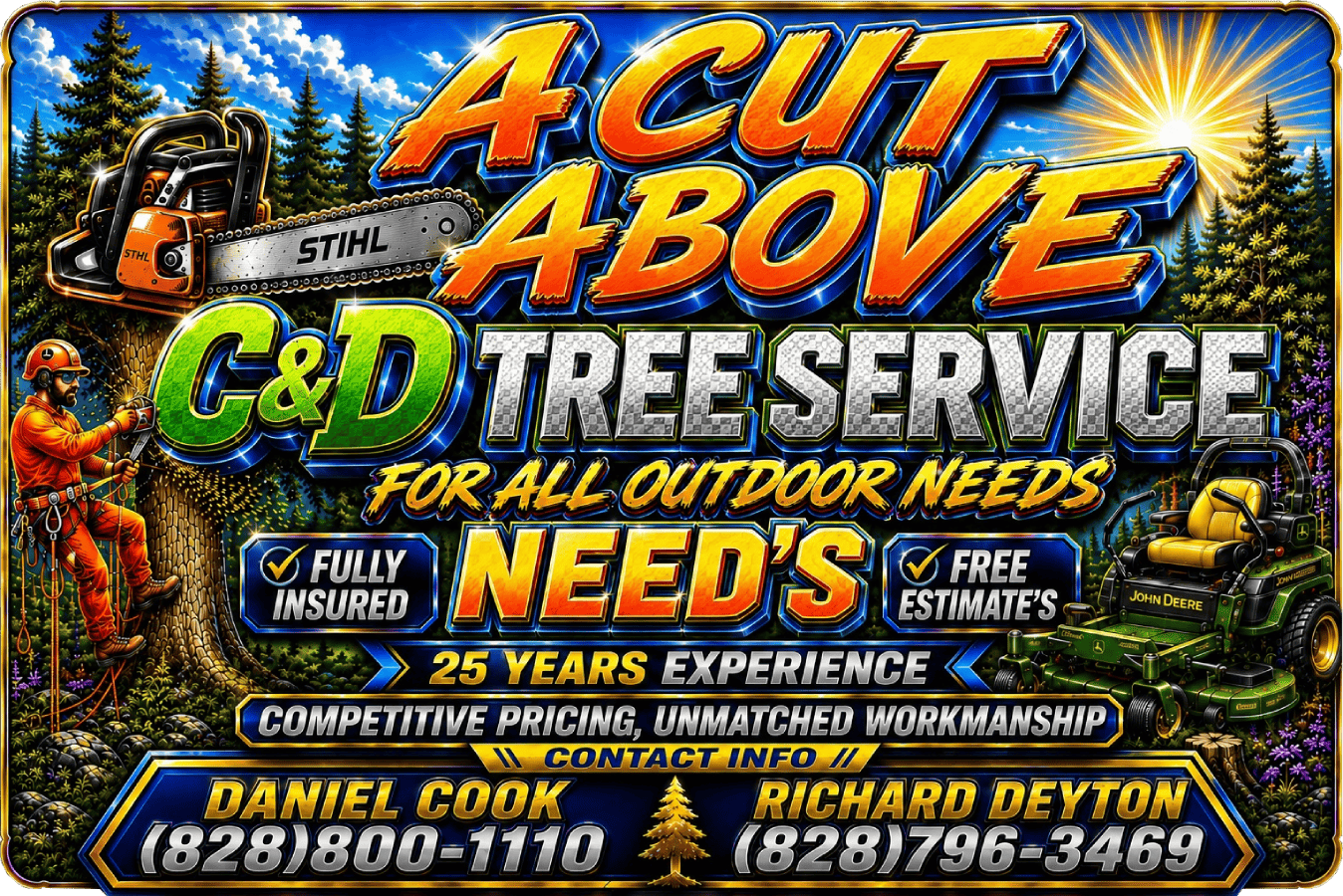 A Cut Above Tree Service logo